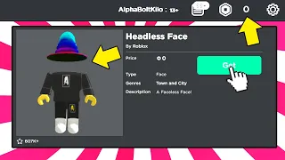 *NEW* HOW TO GET HEADLESS HEAD FOR FREE IN ROBLOX 2022!