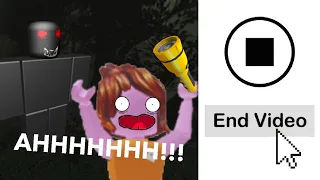 Roblox, But If I Get Scared The Video Ends *HORROR*