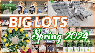 BIG LOTS SPRING DECOR 2024 PATIO FURNITURE SHOP WITH ME