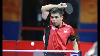 CHUANG Chih Yuan 莊智淵 vs WANG Chuqin 王楚欽 | Hungarian Open 2018 | Men's Singles | 1/8