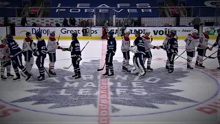 Handshake Lineup Between Montreal and Toronto