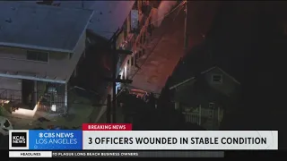 3 LAPD officers wounded in stable condition following shooting in Lincoln Heights