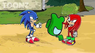 AMONG US vs. SONIC & KNUCKLES | Toonz Funny Animation