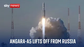 Angara A5 rocket launch from Russia’s Vostochny cosmodrome