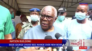 Bode George Chides Bisi Akande Over New Book.