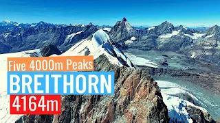 Traverse Breithorn Zermatt: Climbing five 4000m peaks in one day in Switzerland