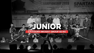 Junior Maharashtra Shree Championship 2023🏆 |  Junior Category: Weight group - upto 55kg