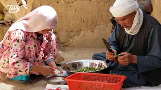 How To Cook Okra Village Style  |  Village Life Afghanistan | Village Food