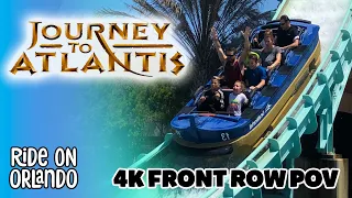 Journey To Atlantis at SeaWorld San Diego - 4K Front Row POV