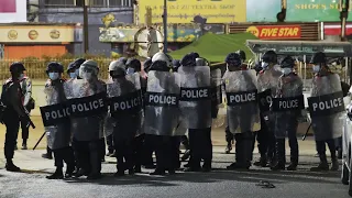 Myanmar: Shots ring out in Yangon as police advance on anti-coup protesters