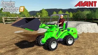 Farming Simulator 19 - AVANT Multiloader Loads Gravel Into Dump Truck