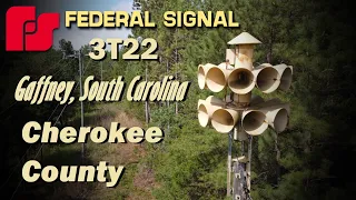 Federal Signal 3T22 Siren Test - Gaffney, SC