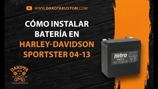 Cómo instalar batería en Harley Davidson Sportster 04-13 - Dakota Kustom