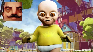 Hello Neighbor - My New Neighbor Big Baby In Yellow Act 1 Gameplay Walkthrough