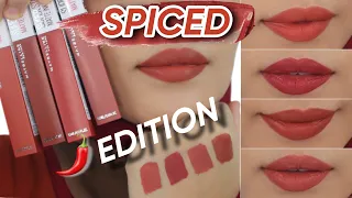 SPICED EDITION!! MAYBELLINE SUPERSTAY MATTE INK | Lip swatches