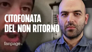 Roberto Saviano: "La citofonata di Salvini è un attacco alla democrazia, niente sarà più come prima"