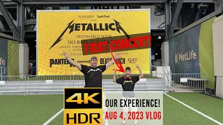 Metallica Live at MetLife Stadium M72 Tour Opener August 4, 2023: Father & Son Experience | Vlog