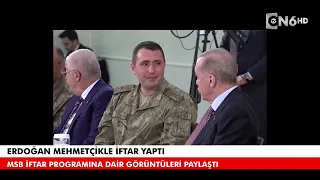 Erdoğan mehmetçikle iftar yaptı