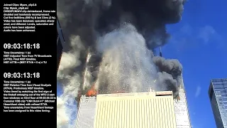 8:49:43am - 9:14:07am / WTC-1 E Face / Raw Video by Scott Myers - Part 3A of 5