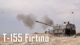 T-155 Fırtına in Action - Turkish Armed Forces