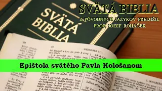 Epištola svätého Pavla Kološanom - Biblia SK