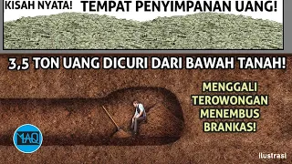 PENCURIAN Paling Tidak Masuk Akal Tapi Berhasil Membawa Kabur Uang Seberat 3 Ton!