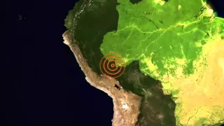 Um terremoto de 7.5 na escala richter foi detectado na divisa do Peru com o Brasil