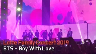 ABomb TV💜 190811 롯데패밀리콘서트│ Lotte Family Concert 2019 BTS - Boy With Love 4K FANCAM