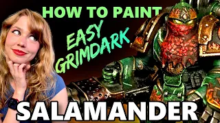 How to Paint Salamanders: EASY GIMDARK: Space Marine Sergeant
