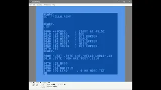 Writing 6502 Assembly on a Commodore 64 using the Macro Assembler Development System.  Part 2.