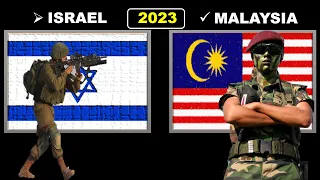 Israel Vs Malaysia military power comparison | who is powerful military 2023 | #israelarmy #tentera