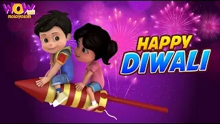 Vir the robot boy | Malayalam Cartoon|Diwali in Fursatganj| Malayalam Moral Stories |Malayalam Story