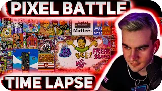 БРАТИШКИН СМОТРИТ TIMELAPSE PIXEL BATTLE 2020 / ТАЙМЛАПС ПИКСЕЛЬ БАТЛ 2020