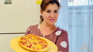 ‼️2 минуты и ВКУСНОЕ ТЕСТО готово! Самая быстрая и простая ПИЦЦА🍕 Готовлю несколько раз в неделю ‼️