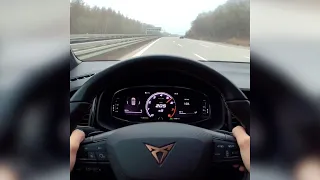 100-200km/h CUPRA Ateca Acceleration on the Autobahn