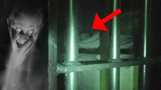 I Recorded Myself Sleeping In Haunted JAIL Cell