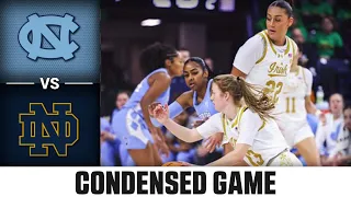 North Carolina vs. Notre Dame Condensed Game | 2023-24 ACC Women’s Basketball