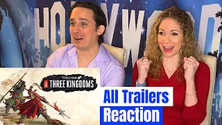 Total War Three Kingdoms All Trailers Reaction