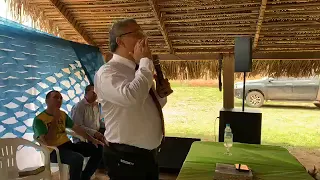 Cantor e Pregador Silvan Santos   Culto na Barraca da Benção