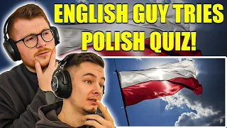 ENGLISH GUY TRIES POLISH QUIZ!
