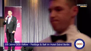 200 Jahre ODD Fellows - Festloge & Ball in Hotel Estrel - Spendenübergabe