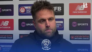 𝗣𝗼𝘀𝘁-𝗠𝗮𝘁𝗰𝗵 | Joe Sharples on 4-1 win against Welling United in the National League South