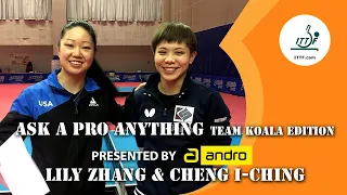 Cheng I-Ching & Lily Zhang | #AskAProAnything presented by andro