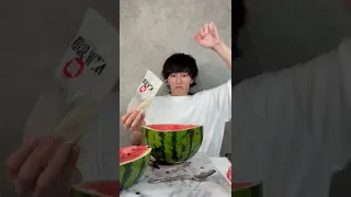 ISSEI funny video 😂😂😂 I try it! 😋 watermelon jelly | June 9, 2022