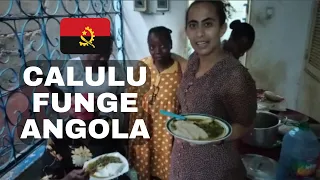 16/05/2022 NOSSA RECEPÇAO EM ANGOLA - LUANDA I COMIDA TIPICA CALULU & FUNGE - (COTIDIANO EP#16)