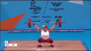 2022 Commonwealth Games Weightlifting W + 87   KG