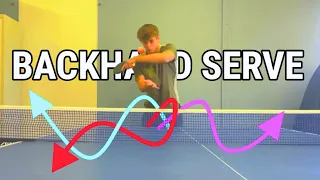 Maximum SPIN Beginner Backhand Serve Tutorial