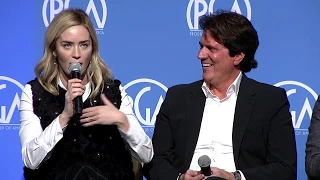 Emily Blunt describes producer Rob Marshall's "ceremonious" call to play "delicious" Mary Poppins