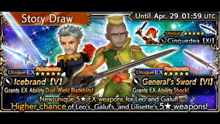 136 Tickets on Leo & Galuf Banner | DFFOO