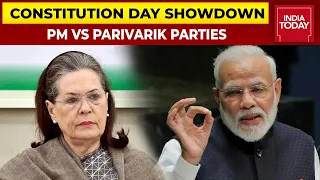 PM Modi Attacks Gandhis Over Parivarvaad, Several Opposition Parties Boycott Parliament Event Today